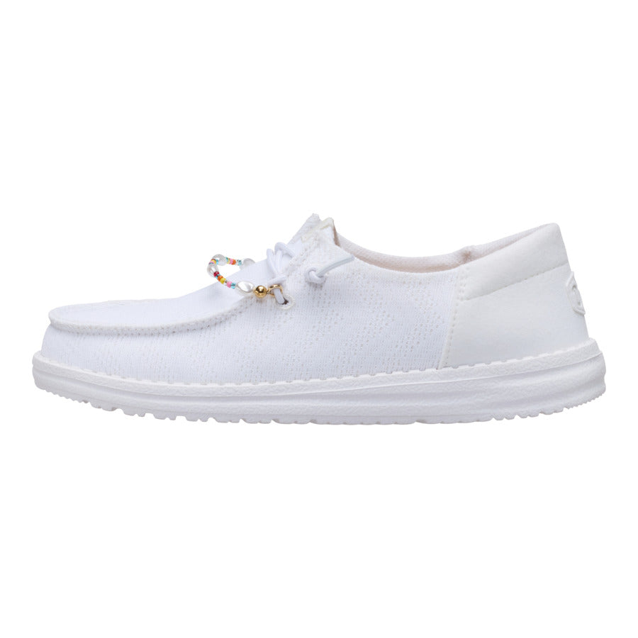 Wendy Funk Mesh Shoelry - White - 1