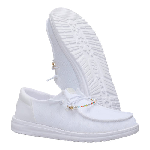 Wendy Funk Mesh Shoelry - White - 3