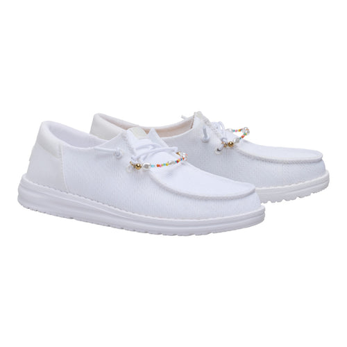 Wendy Funk Mesh Shoelry - White - 2