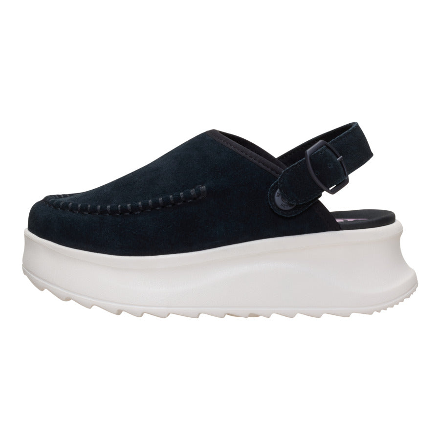 Delray Clog Suede - Black/Egret - 1