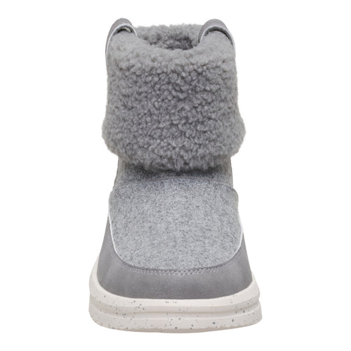Camden Cuff Wool Cozy - Grey - 4