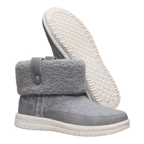 Camden Cuff Wool Cozy - Grey - 3