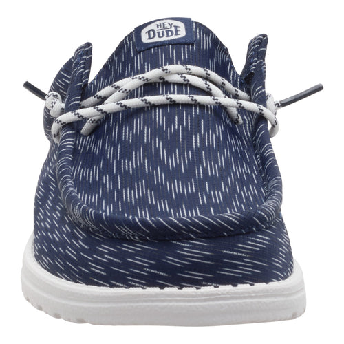 Wally Slip Jersey Jacquard - Navy Blazer/White - 4