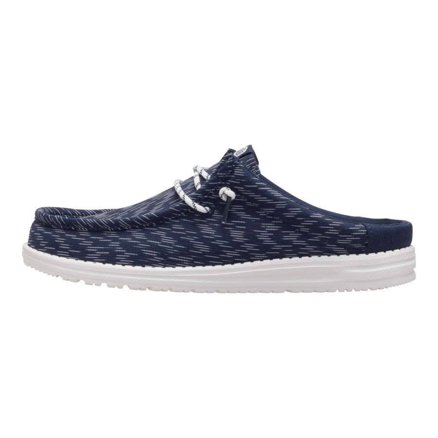 Wally Slip Jersey Jacquard - Navy Blazer/White - 1