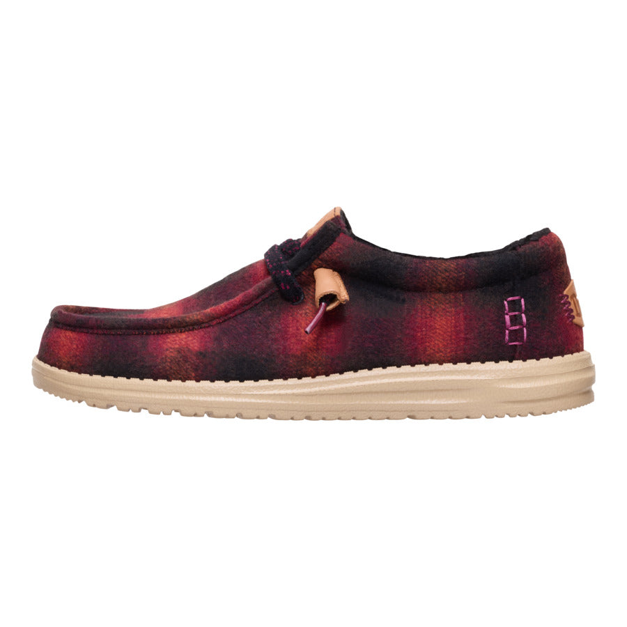 Wally Cozy Plaid - Red Plaid/Black - 1