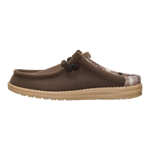 Wally Slip Cozy Plaid - Major Brown/Multi - 1