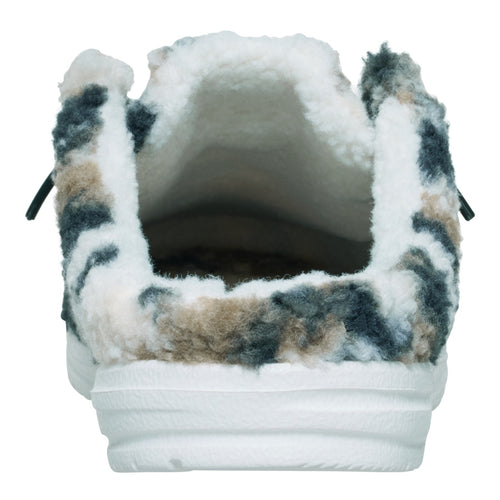 Wally Slipper Cozy Camo - White/Camo - 5