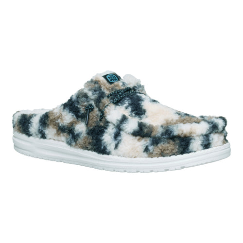 Wally Slipper Cozy Camo - White/Camo - 7