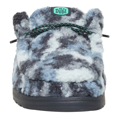 Wally Slipper Cozy Camo - Stormy Blue/Camo - 4