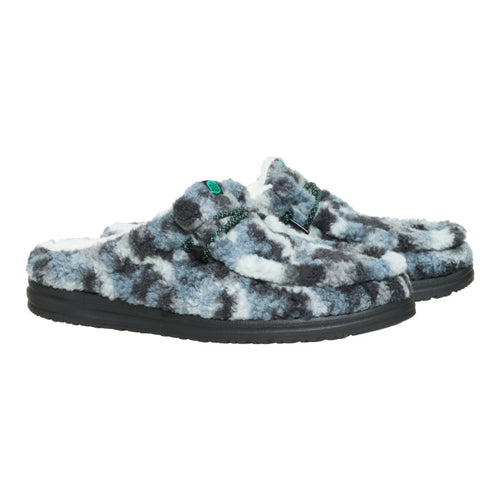 Wally Slipper Cozy Camo - Stormy Blue/Camo - 2