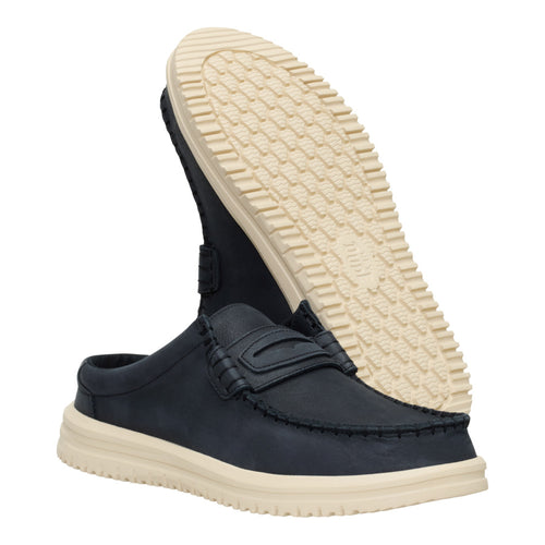 Wally Nxt Mule Leather - Black/Wood Ash - 3