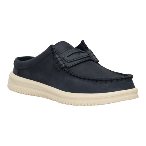 Wally Nxt Mule Leather - Black/Wood Ash - 7