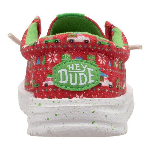 Wally Toddler Holiday Sweater - Red/Green - 6