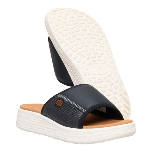 Tide Espadrille Slide - Black/Egret - 3