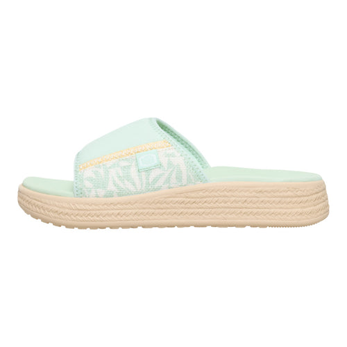 Tide Espadrille Slide - Celadon Green/Multi - 1