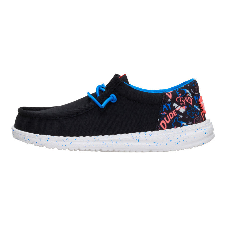 Wally Funk Youth Game On - Black/Multi - 1