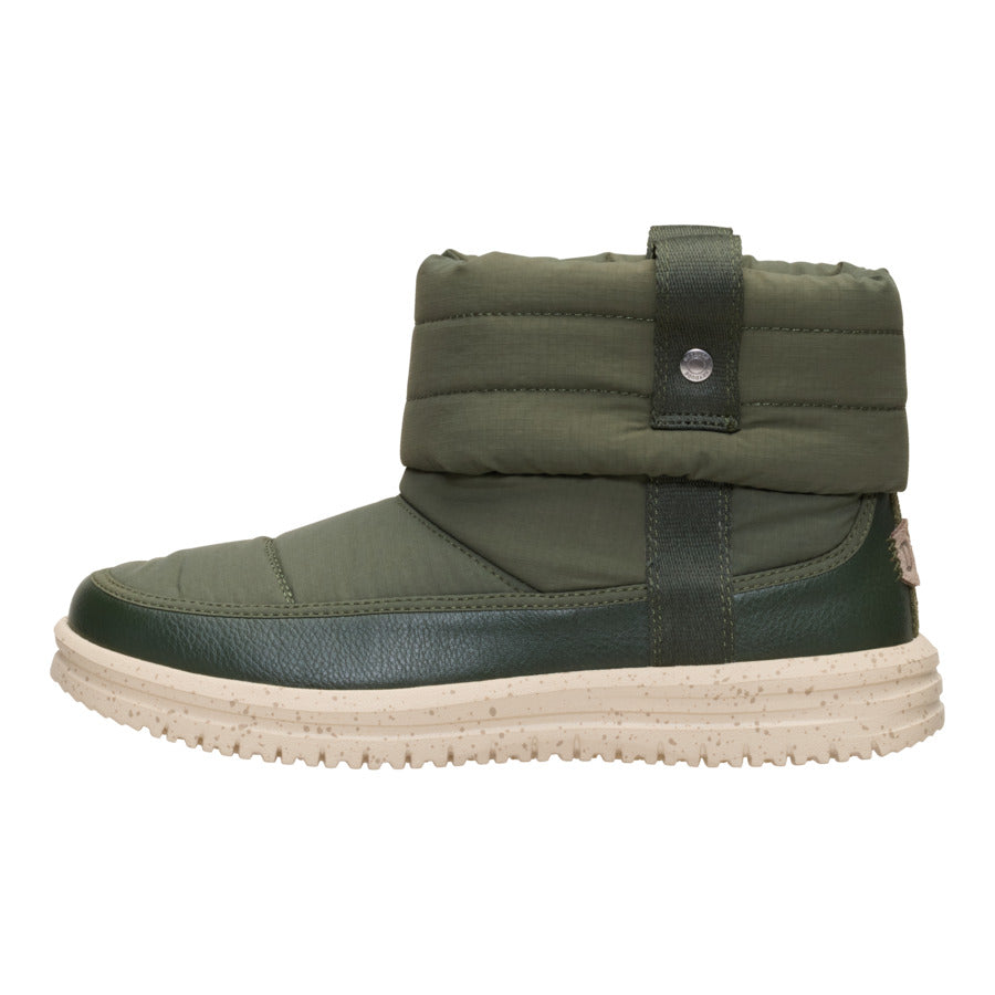 Camden Cuff Nylon Quilt - Dark Olive - 1