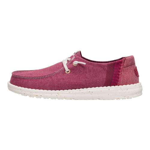 Wendy Break Brushed Linen - Burgundy - 1