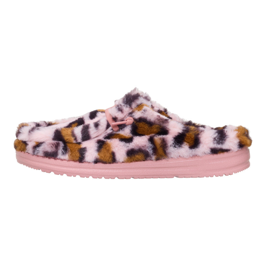 Wendy Slipper Leo Fur - Pink/Multi - 1
