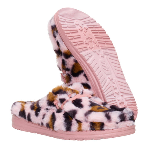 Wendy Slipper Leo Fur - Pink/Multi - 3