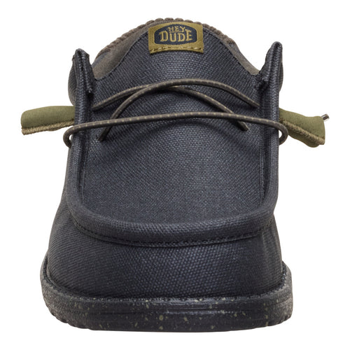 Wally Waxed Casual - Black/Black - 4