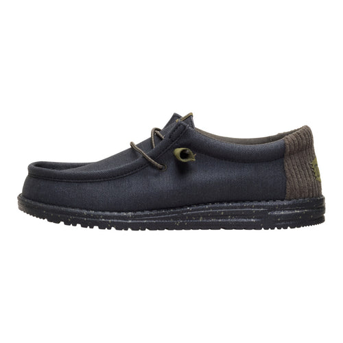 Wally Waxed Casual - Black/Black - 1