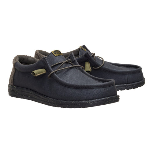 Wally Waxed Casual - Black/Black - 2