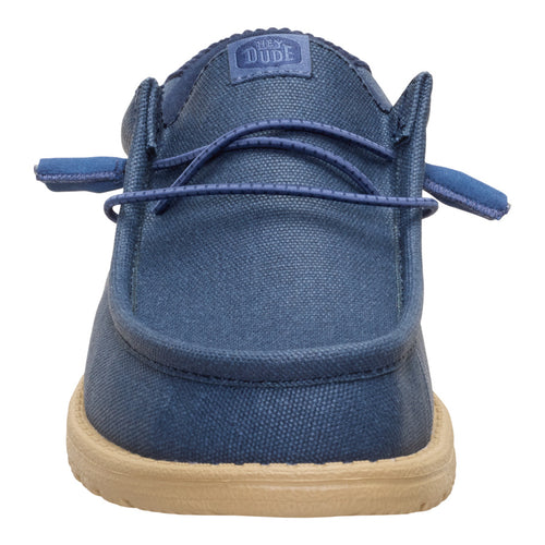 Wally Waxed Casual - Navy - 4