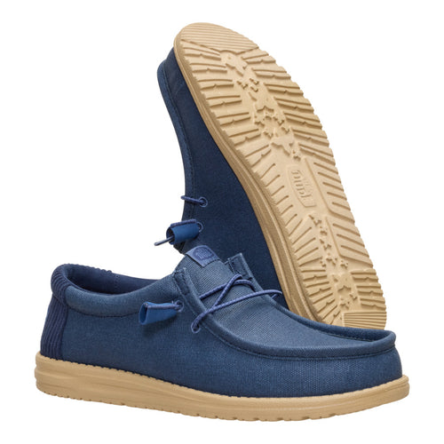 Wally Waxed Casual - Navy - 3