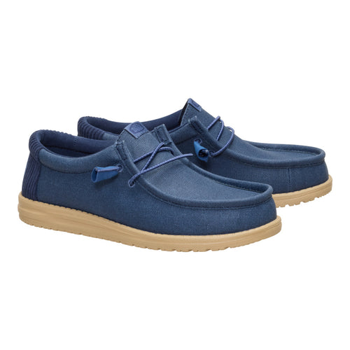 Wally Waxed Casual - Navy - 2