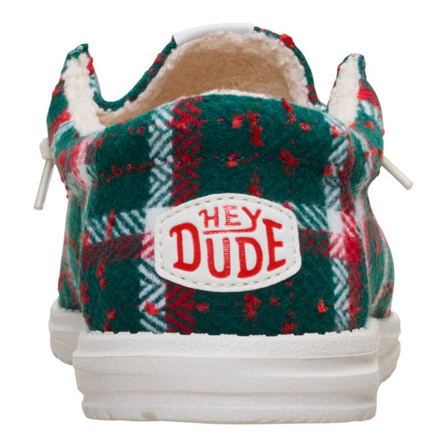 Wally Confetti Plaid Cozy - Red/Green/Multi - 6