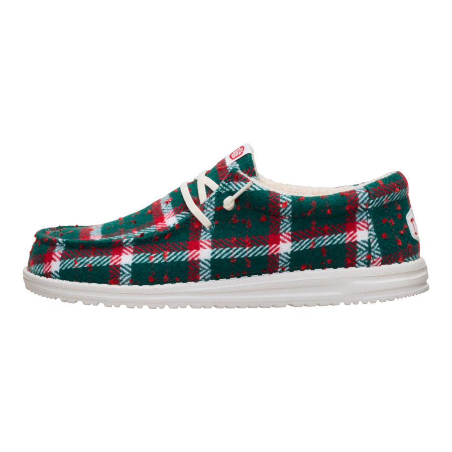 Wally Confetti Plaid Cozy - Red/Green/Multi - 1