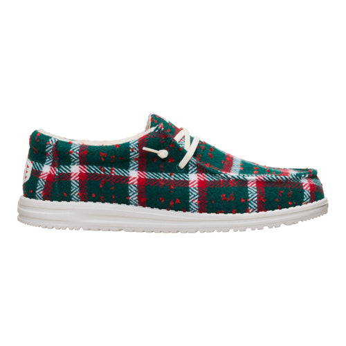 Wally Confetti Plaid Cozy - Red/Green/Multi - 9