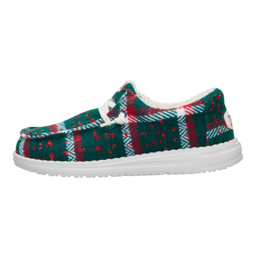 Wally Youth Confetti Plaid Cozy - Red/Green/Multi - 1
