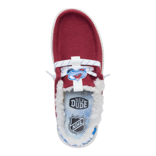 NHL® Colorado Avalanche® Wally Slip - Burgundy/Blue - 8