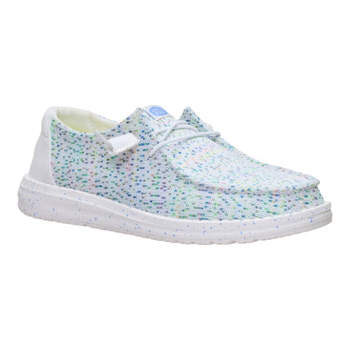 Wendy Stretch Speckle - White/Multi - 7