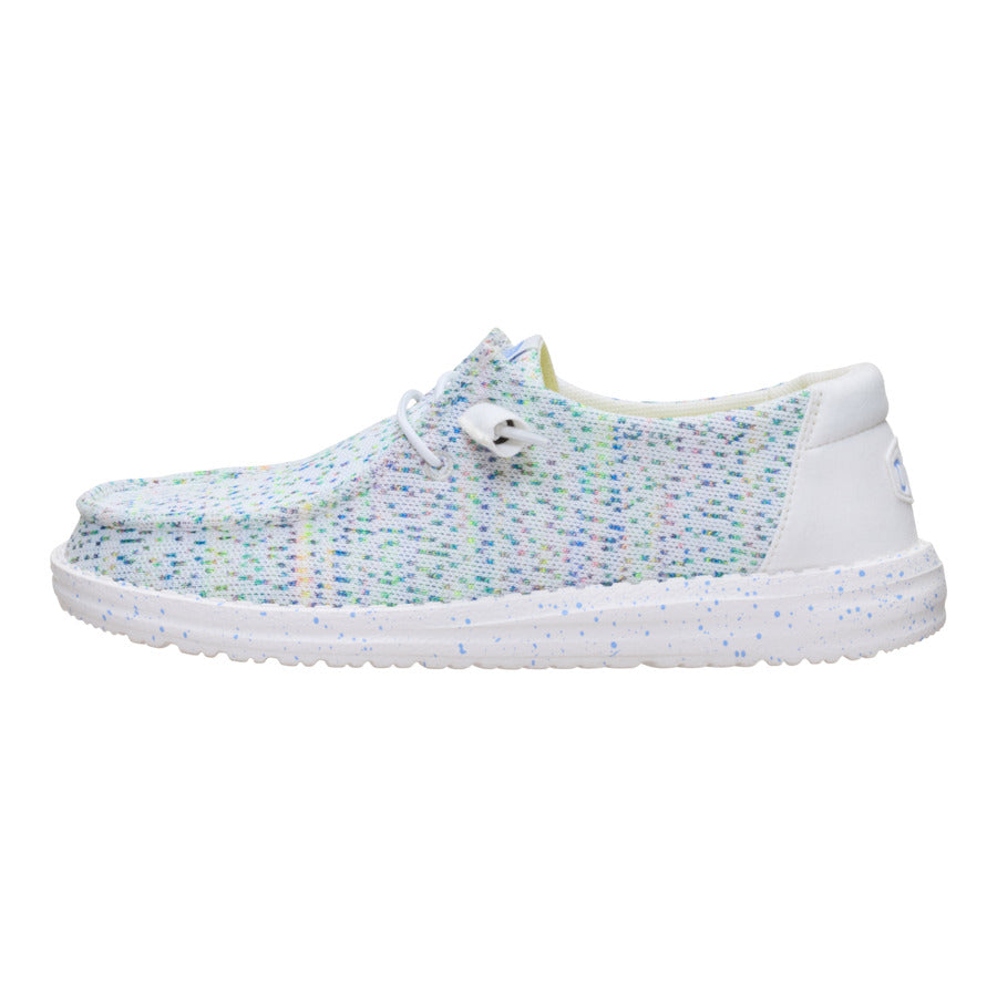 Wendy Stretch Speckle - White/Multi - 1