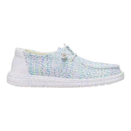 Wendy Stretch Speckle - White/Multi - 8
