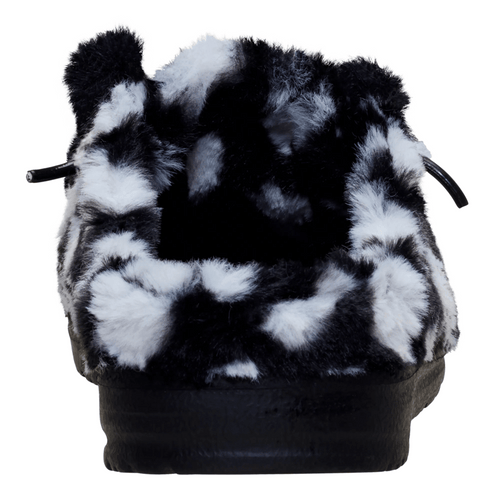 Wendy Slipper Hearts - Black/White - 5