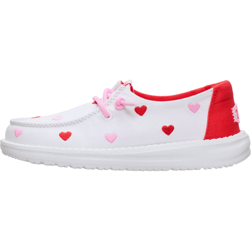 Wendy Youth Embroidered Hearts - White/Multi - 1