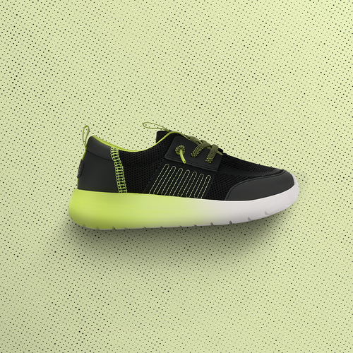 Sirocco Play Youth Sport Block - Black/Lime Punch - 2