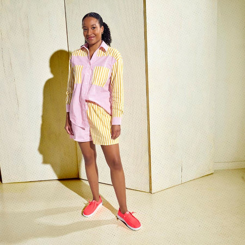 Wendy Stretch Canvas - Fiery Coral - 2