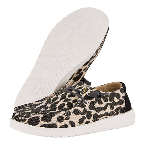 Wendy Leopard Sparkle Wide - Leopard Tan - 3