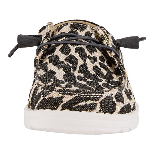 Wendy Leopard Sparkle Wide - Leopard Tan - 4