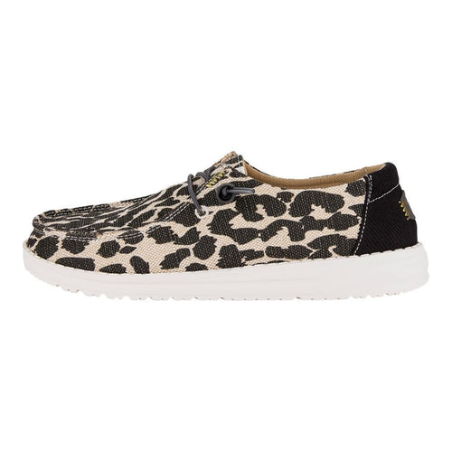 Wendy Leopard Sparkle Wide - Leopard Tan - 1
